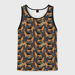 Мужская майка без рукавов Немецкие Военные Овчарки Кинолог