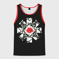 Мужская майка без рукавов RHCP Logo Red Rose