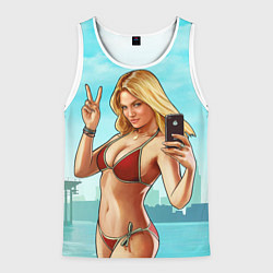 Мужская майка без рукавов GTA Beach girl