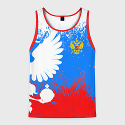 Мужская майка без рукавов Я русский герб