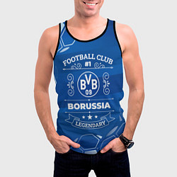 Майка-безрукавка мужская Borussia FC 1, цвет: 3D-черный — фото 2