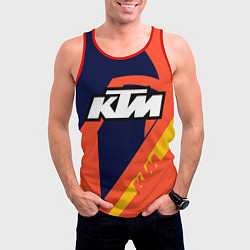 Майка-безрукавка мужская KTM VINTAGE SPORTWEAR, цвет: 3D-красный — фото 2