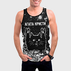 Майка-безрукавка мужская Агата Кристи Rock Cat FS, цвет: 3D-черный — фото 2