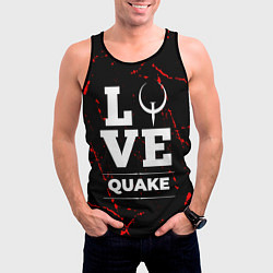 Майка-безрукавка мужская Quake Love Классика, цвет: 3D-черный — фото 2