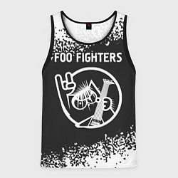 Майка-безрукавка мужская Foo Fighters КОТ Арт, цвет: 3D-черный