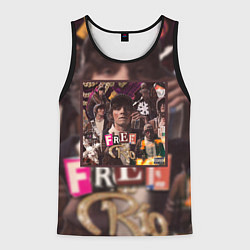 Майка-безрукавка мужская OG BUDA FREERIO, цвет: 3D-черный