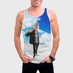 Майка-безрукавка мужская ПЛАТИНА SOSA MUZIK, цвет: 3D-белый — фото 2