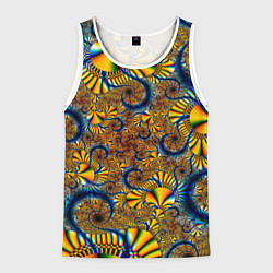 Мужская майка без рукавов FRACTAL COLOR PATTERN