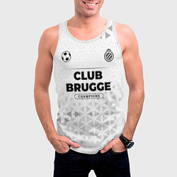 Майка-безрукавка мужская Club Brugge Champions Униформа, цвет: 3D-белый — фото 2