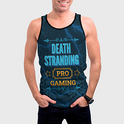 Майка-безрукавка мужская Игра Death Stranding: PRO Gaming, цвет: 3D-черный — фото 2