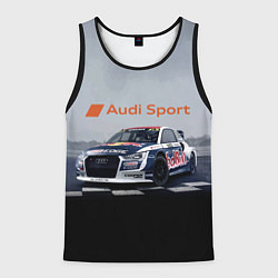 Майка-безрукавка мужская Ауди Спорт Гоночная команда Audi sport Racing team, цвет: 3D-черный