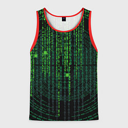 Мужская майка без рукавов Бинарная матрица