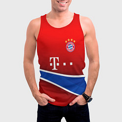 Майка-безрукавка мужская Bayern munchen sport, цвет: 3D-красный — фото 2