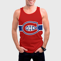 Майка-безрукавка мужская Монреаль Канадиенс Форма, цвет: 3D-красный — фото 2
