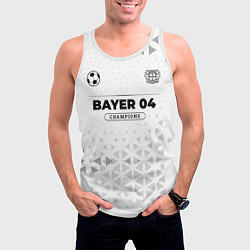 Майка-безрукавка мужская Bayer 04 Champions Униформа, цвет: 3D-белый — фото 2