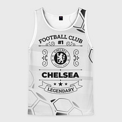 Майка-безрукавка мужская Chelsea Football Club Number 1 Legendary, цвет: 3D-белый