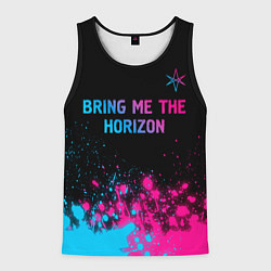 Мужская майка без рукавов Bring Me the Horizon Neon Gradient