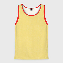 Мужская майка без рукавов Текстурированный лимонно-желтый однотонный