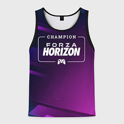 Майка-безрукавка мужская Forza Horizon Gaming Champion: рамка с лого и джой, цвет: 3D-черный