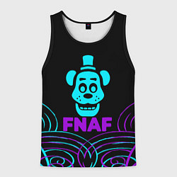 Мужская майка без рукавов FNAF Фредди neon