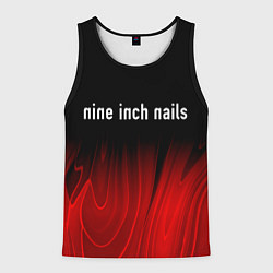 Майка-безрукавка мужская Nine Inch Nails Red Plasma, цвет: 3D-черный