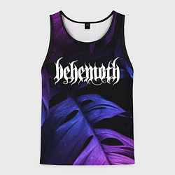 Мужская майка без рукавов Behemoth Neon Monstera