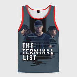 Майка-безрукавка мужская The Terminal List, цвет: 3D-красный