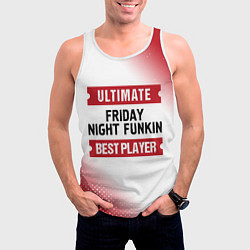 Майка-безрукавка мужская Friday Night Funkin: Best Player Ultimate, цвет: 3D-белый — фото 2