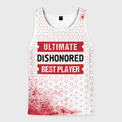 Майка-безрукавка мужская Dishonored: Best Player Ultimate, цвет: 3D-белый
