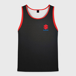 Мужская майка без рукавов Suzuki - карбон