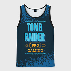 Майка-безрукавка мужская Игра Tomb Raider: pro gaming, цвет: 3D-черный