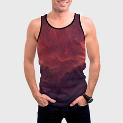 Майка-безрукавка мужская Галактический пожар, цвет: 3D-черный — фото 2