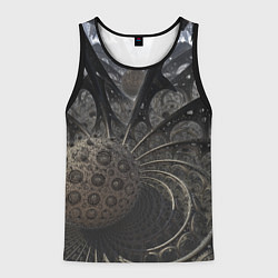 Майка-безрукавка мужская Инопланетное, цвет: 3D-черный