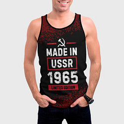 Майка-безрукавка мужская Made in USSR 1965 - limited edition, цвет: 3D-черный — фото 2