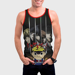 Майка-безрукавка мужская Игра друзей - все персонажи, цвет: 3D-красный — фото 2