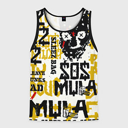 Майка-безрукавка мужская ZillaKami x SosMula City Morgue - SosMula Poster, цвет: 3D-черный