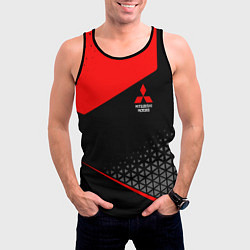 Майка-безрукавка мужская Mitsubishi - Sportwear, цвет: 3D-черный — фото 2