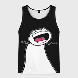 Майка-безрукавка мужская Йолло - Мемные стикеры, цвет: 3D-черный