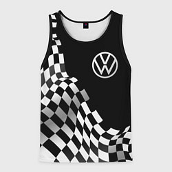 Мужская майка без рукавов Volkswagen racing flag