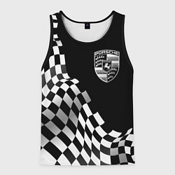 Мужская майка без рукавов Porsche racing flag