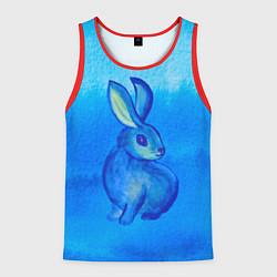 Майка-безрукавка мужская Водяной кролик символ 2023, цвет: 3D-красный