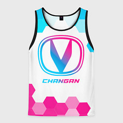 Мужская майка без рукавов Changan neon gradient style