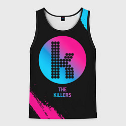 Майка-безрукавка мужская The Killers - neon gradient, цвет: 3D-черный