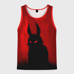 Майка-безрукавка мужская Evil Rabbit, цвет: 3D-красный