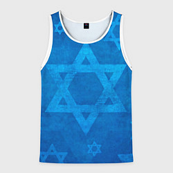 Мужская майка без рукавов Звезды Давида