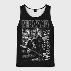Майка-безрукавка мужская Nirvana Song life, цвет: 3D-черный