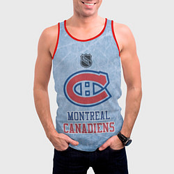 Майка-безрукавка мужская Montreal Canadiens - NHL, цвет: 3D-красный — фото 2