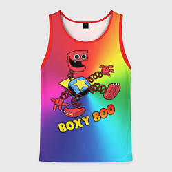 Майка-безрукавка мужская Project Playtime: Boxy Boo, цвет: 3D-красный
