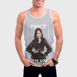 Майка-безрукавка мужская Наён, цвет: 3D-белый — фото 2