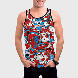 Майка-безрукавка мужская Старая добрая Англия, цвет: 3D-черный — фото 2